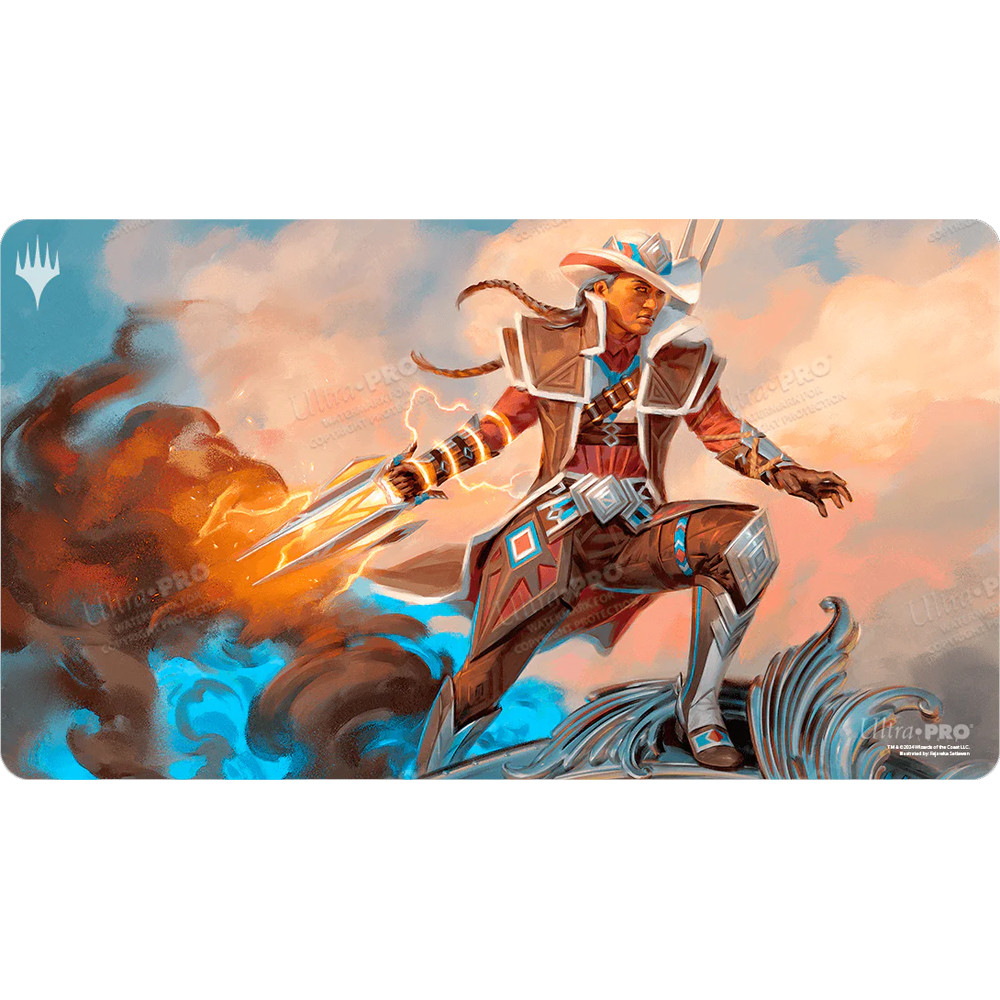 MtG Playmat: Outlaws of Thunder Junction - Annie Flash, the Veteran