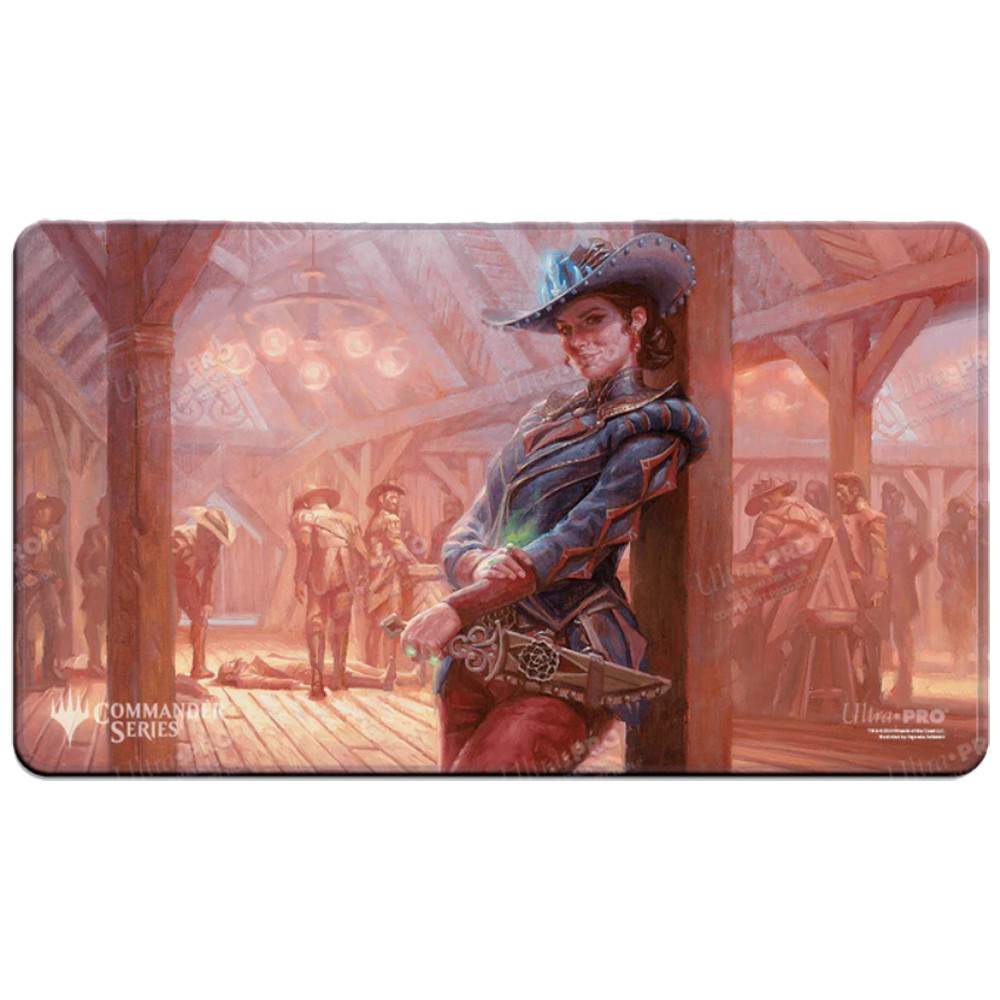 Stitched-Edge Playmat: Outlaws of Thunder Junction - Marchesa