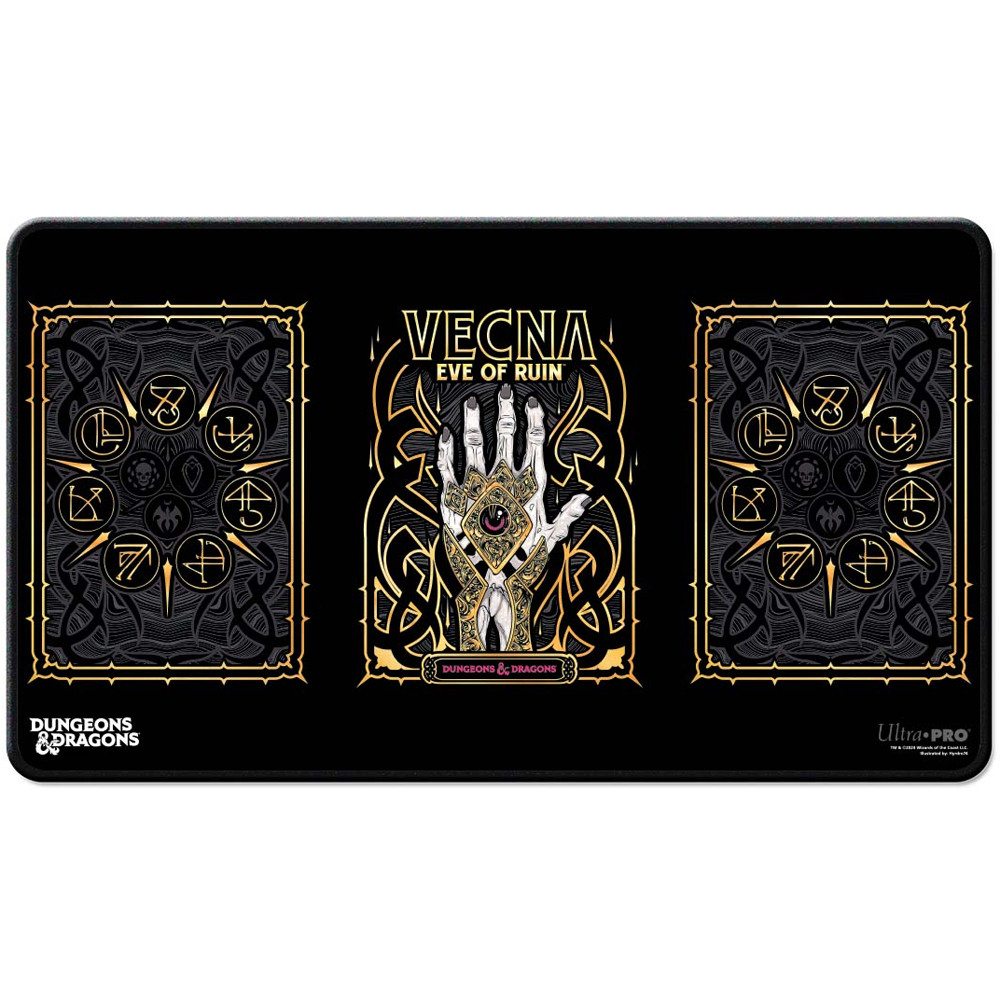 D&D Black Stitched Playmat: Vecna Eve of Ruin - Alt Art