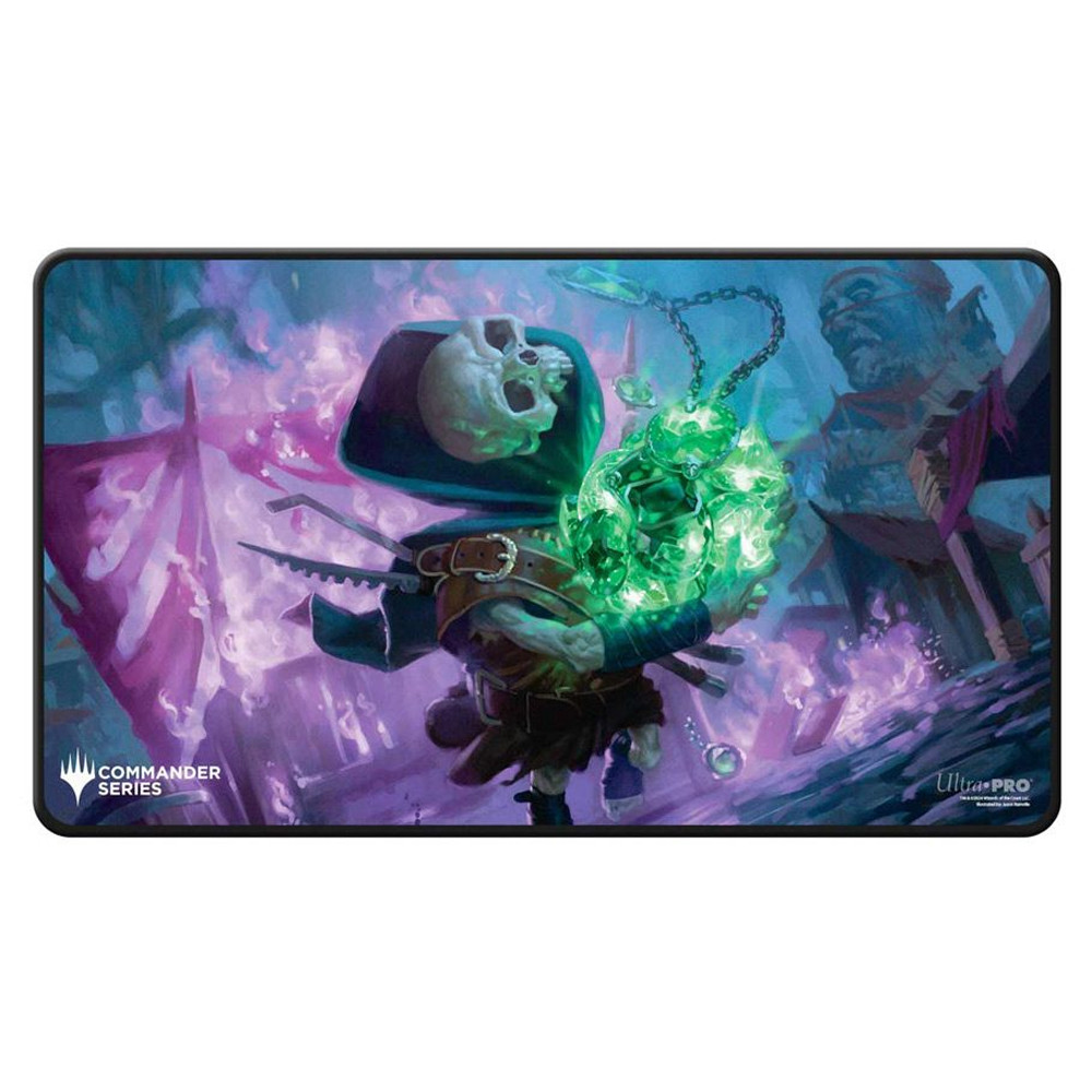 MtG Black-Stitched Playmat Commander Series - Tinybones, Trinket Thief