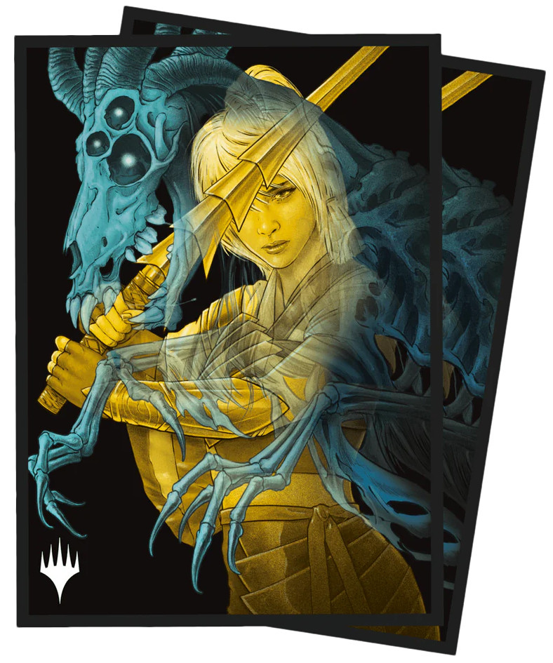 MtG Sleeves: Duskmourn - The Wandering Rescuer (Double Exposure Alt)