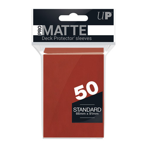 Ultra Pro Sleeves: Pro Matte - Red (50)