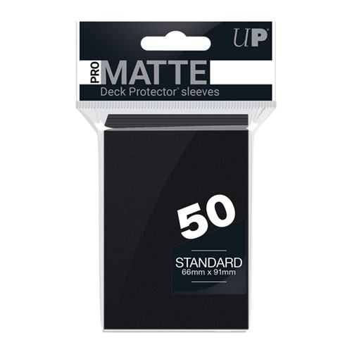 Ultra Pro Sleeves: Pro Matte - Black (50)