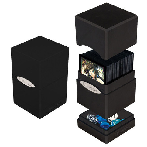 Ultra Pro Satin Tower Deck Box: Black
