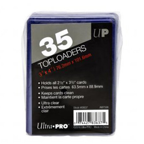 Ultra Pro Toploader: Clear Regular (35), Card Games