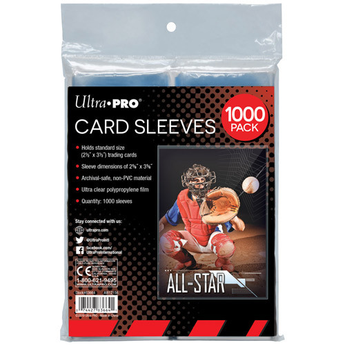 Ultra Pro Sleeves: Clear Standard Size (1000)