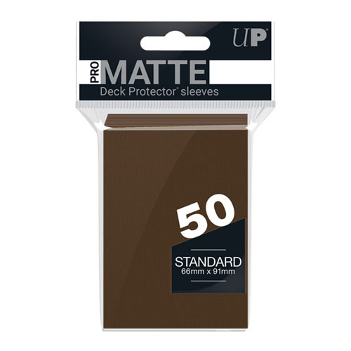 Ultra Pro Sleeves: Pro Matte - Brown (50)