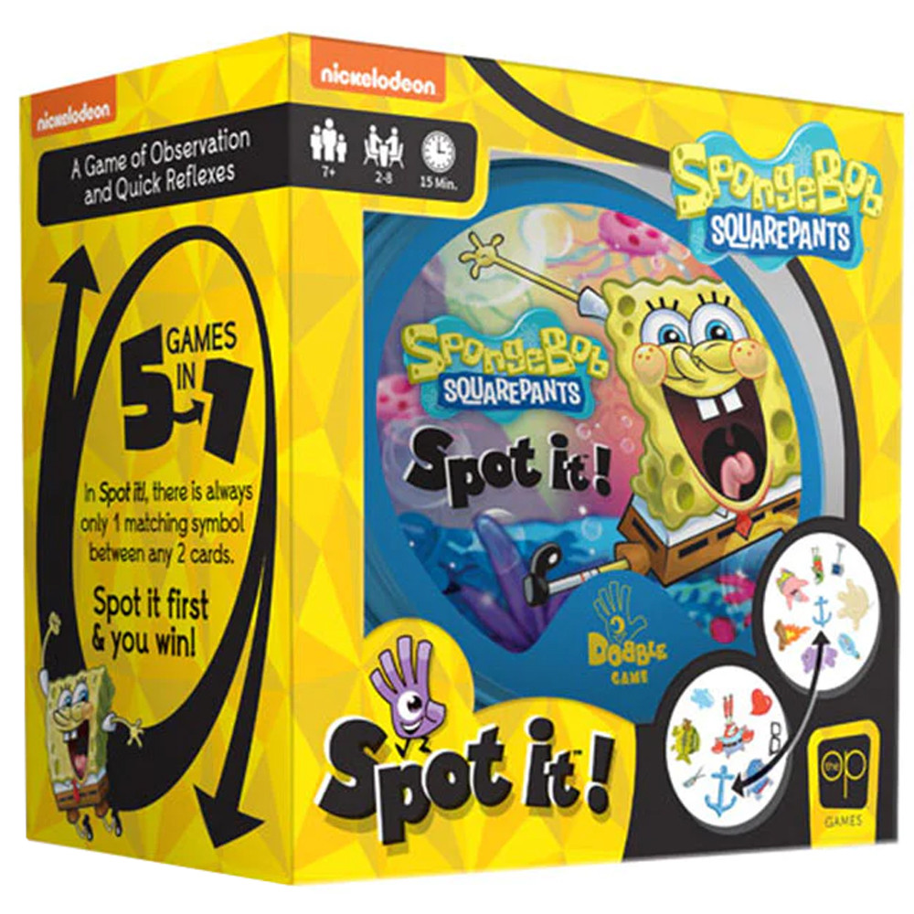 Spot It: SpongeBob Squarepants | Board Games | Miniature Market