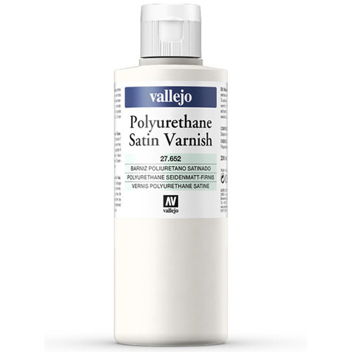Vallejo Polyurethane Varnish - Satin, 200 ml