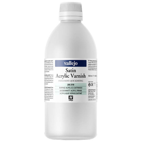 Vallejo: Satin Acrylic Varnish 500ml