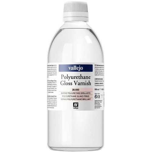 Vallejo: Gloss Polyurethane Varnish (500ml)