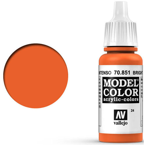 Vallejo Model Color Paint: Bright Orange