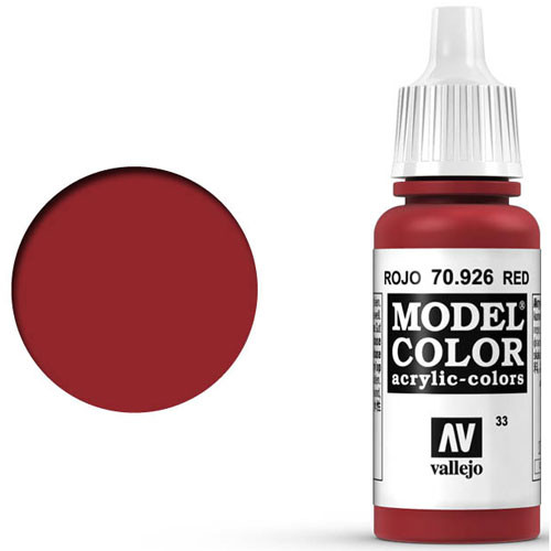Vallejo Model Color Paint: Red