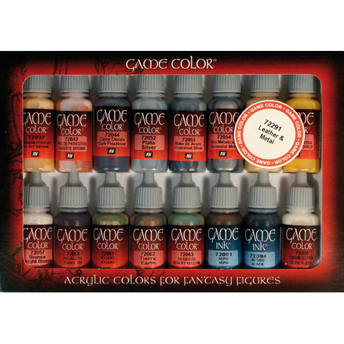 Game Color Set: Leather & Metal 17ml (16)