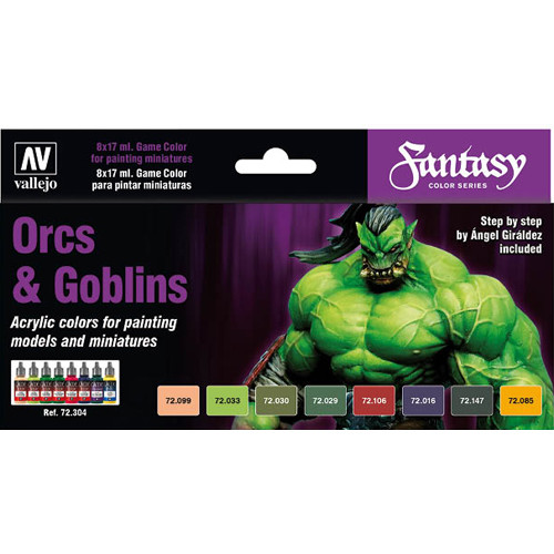 Game Color Set: Orcs & Goblins 17ml (8)