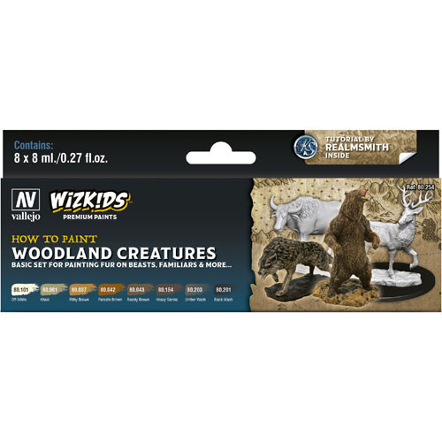 Wizkids Premium Paint Set: Woodland creatures