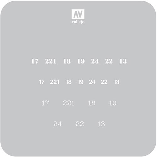 Hobby Stencil: AVF Markings - Soviet Numbers WWII