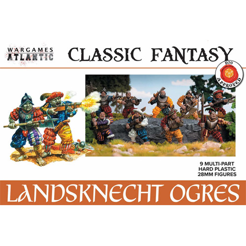 Classic Fantasy: Landsknecht Ogres, Tabletop Miniatures