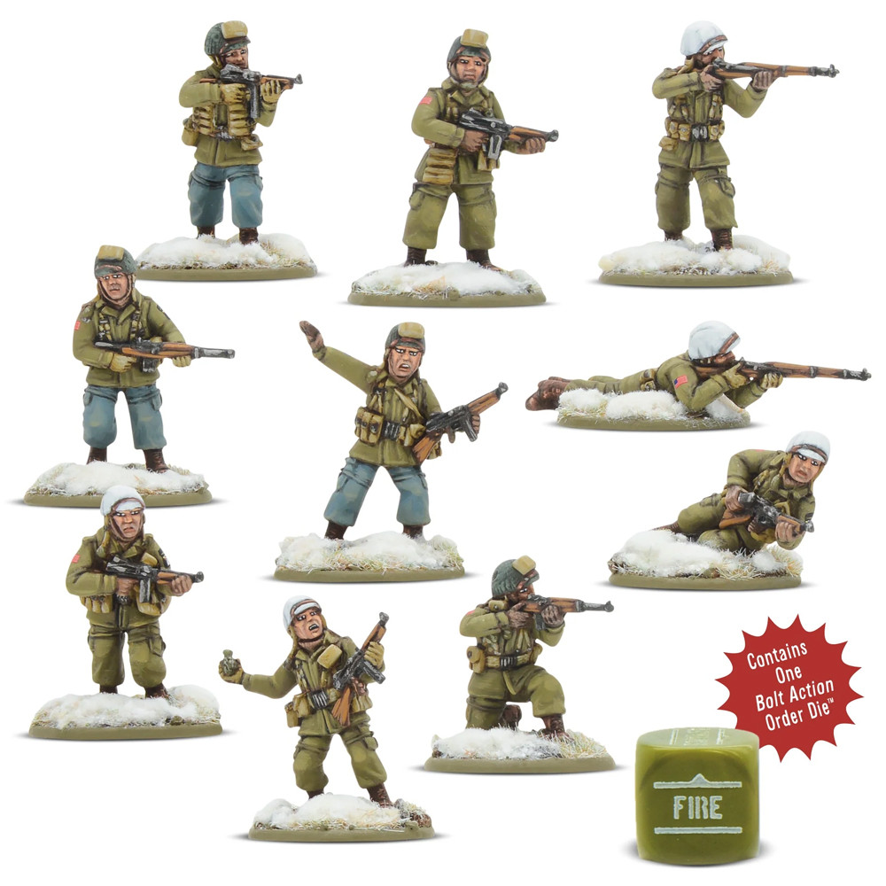 Bolt Action: US Airborne (Winter) Pathfinder Squad (Preorder)