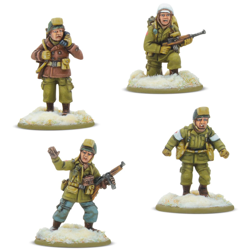 Bolt Action: US Airborne (Winter) HQ (Preorder)