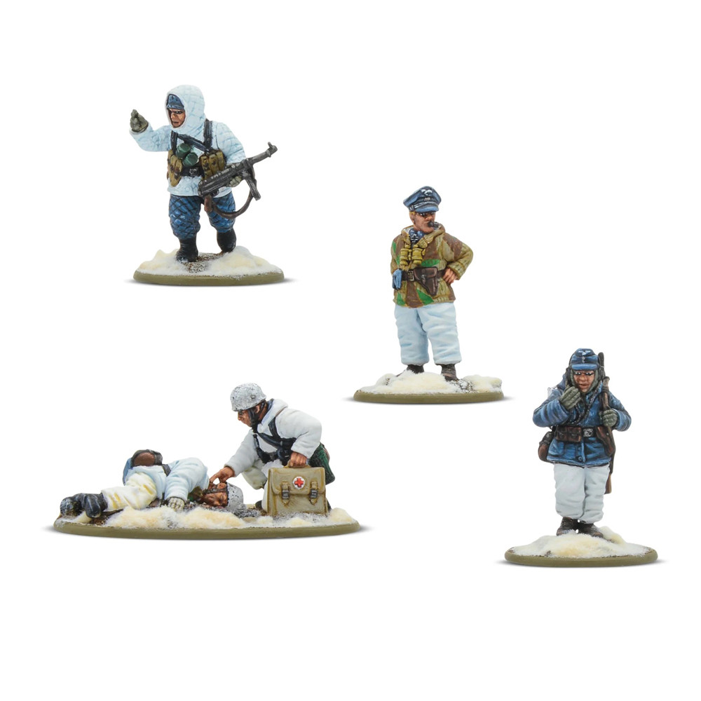 Bolt Action: Fallschirmjager HQ (Winter) (Preorder)