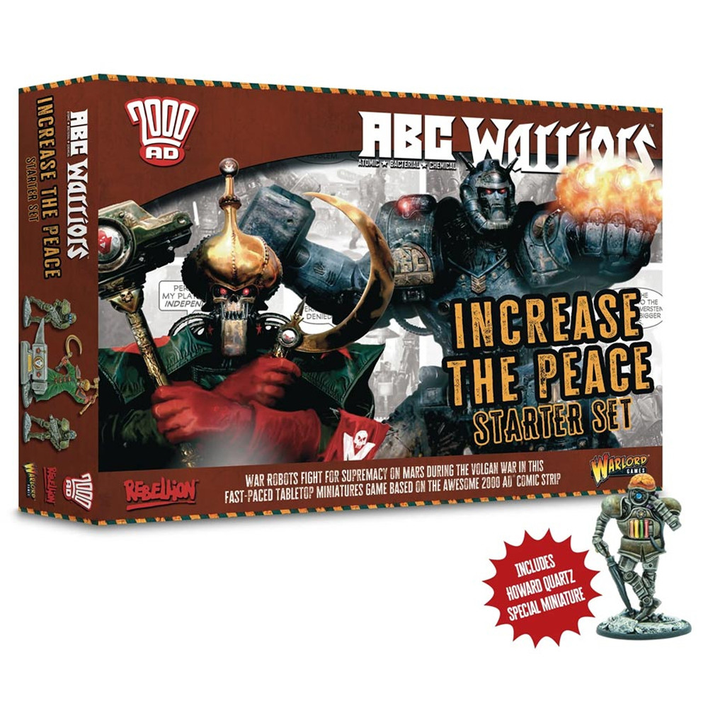 ABC Warriors: Increase the Peace Starter Game, Tabletop Miniatures