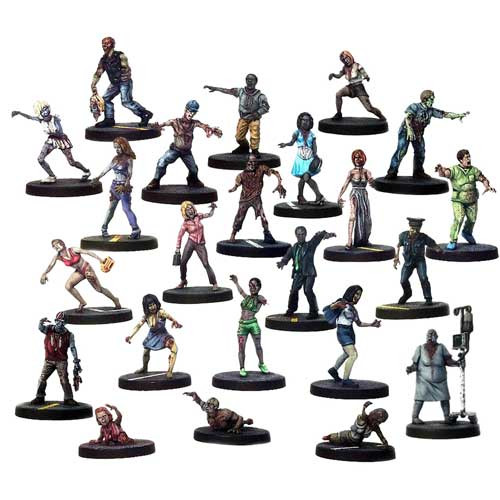 Zombie Horde Expansion Set WRLZZOM01 23 Minis Project Z Zombie Miniatures Game 
