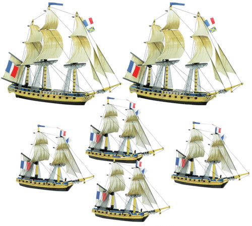 Black Seas Frigates & Brigs Flotilla Miniatures by Warlord Games Wlg792010001 for sale online 