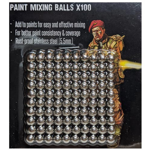 100pcs corrosion Stainless Mini Paint Mixing Balls 5mm Accessory