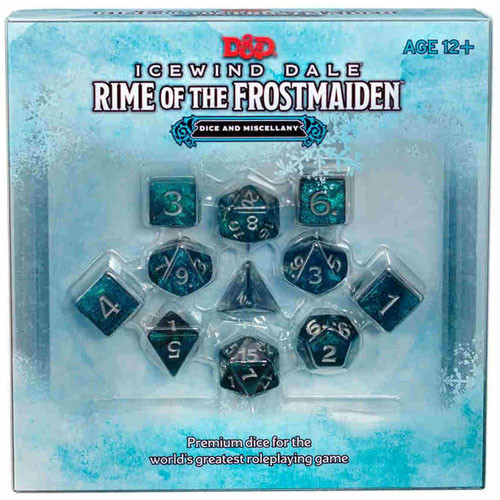D&D 5E RPG: Icewind Dale - Rime of the Frostmaiden Dice & Miscellany