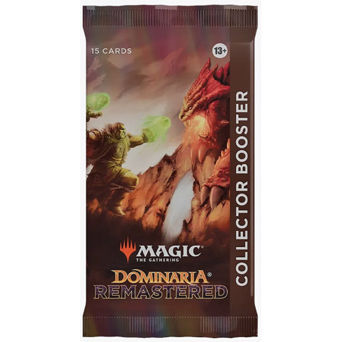 Magic the Gathering: Dominaria Remastered - Collector's Booster Pack, Card  Games