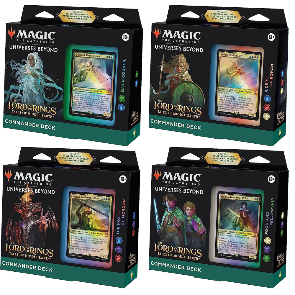 Magic the Gathering: Tales of Middle-earth - Commander Deck Set (4)