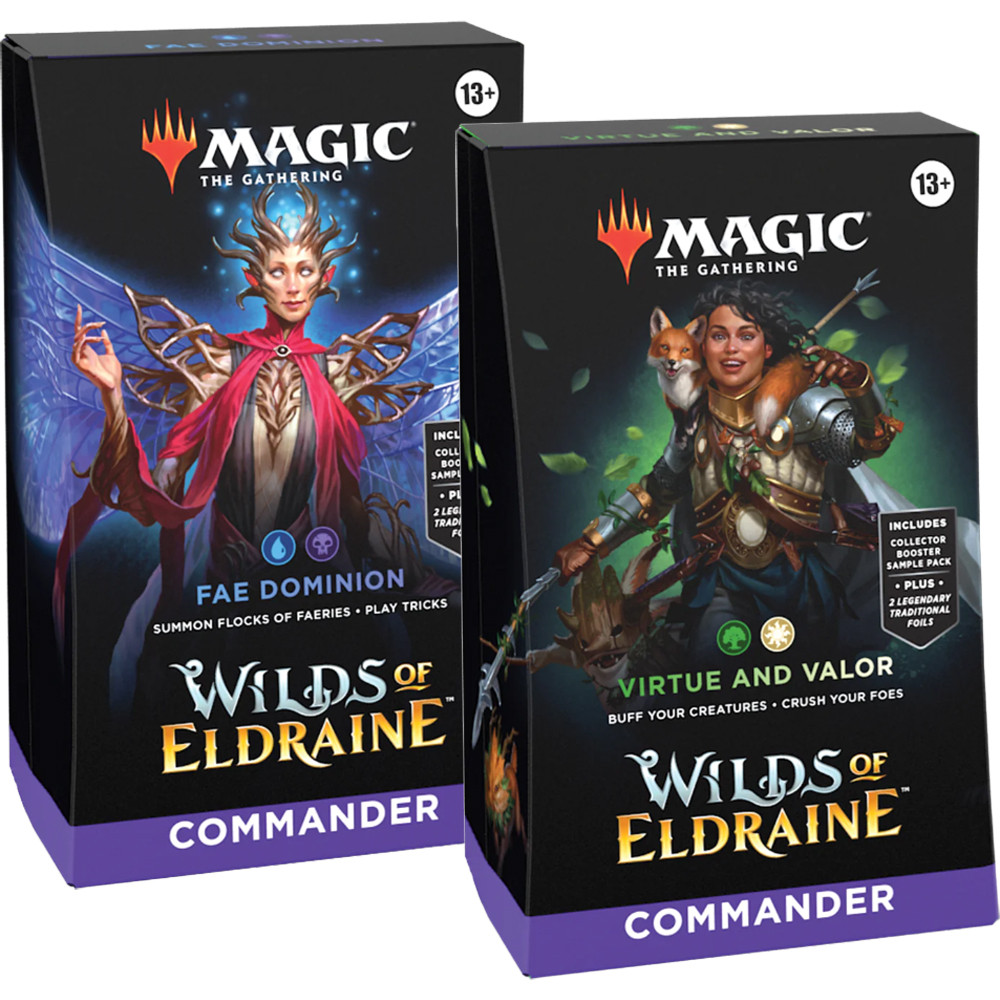 Magic the Gathering: Wilds of Eldraine Commander Deck Set (2)