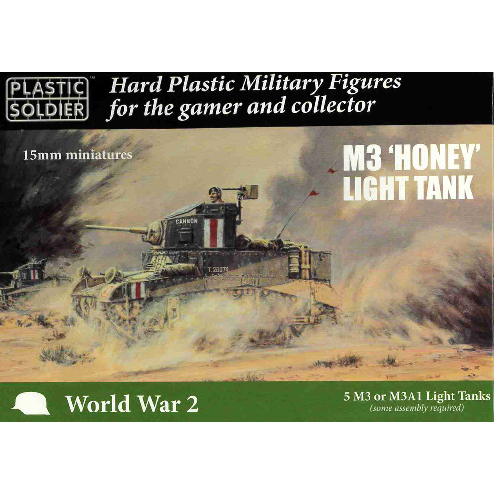 15mm Scale WW2: Allied M3 "Honey" Light Tank