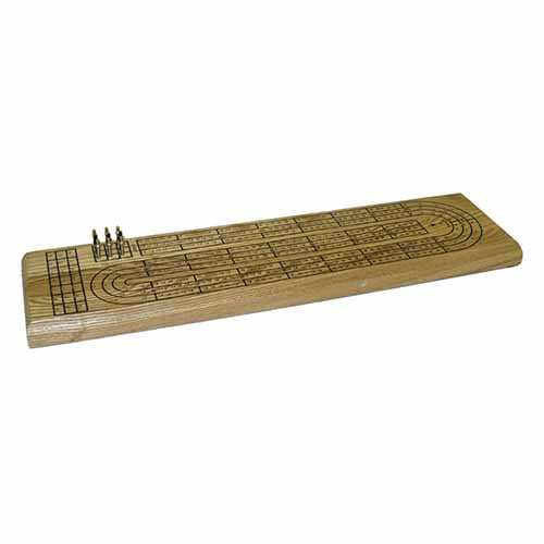 Cribbage: Three-Player Wood Board