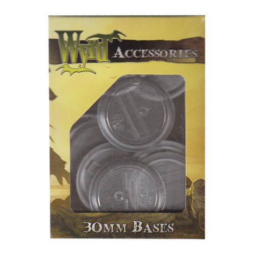 Malifaux: Accessories - Clear Translucent Bases 30mm
