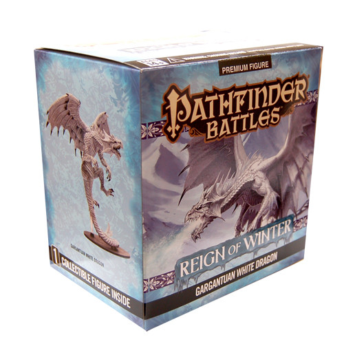 Pathfinder Battles: Reign of Winter - Gargantuan White Dragon (Promo)