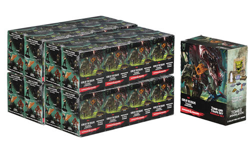 D&D Icons of the Realms Miniatures: Tomb of Annihilation - Booster Case (32) (With Promo Figure)