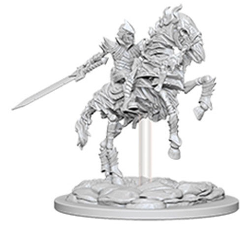 Pathfinder Deep Cuts Unpainted Minis: W5 Skeleton Knight on Horse