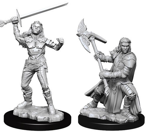 Barbarian with Sword D&D mini ORC Dungeons & Dragons TOA Pathfinder Miniature