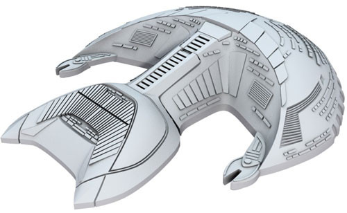 Star Trek Deep Cuts Unpainted Ships: D'Kora Class