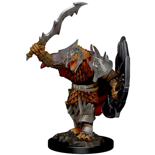 D D Premium Painted Figure Male Dragonborn Fighter 1 Table