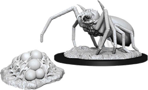 D&D Nolzur's Unpainted Minis: W12 Giant Spider & Egg Clutch