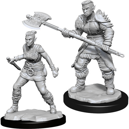 Orc Female Champion Fantasy Miniature D&D RPG Tabletop Game