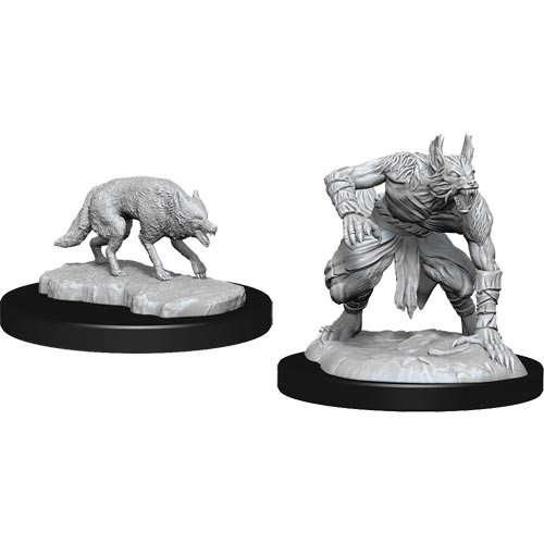 D&D Nolzur's Marvelous Unpainted Minis: W14 Jackalwere & Jackal