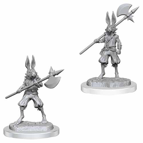 D&D Nolzur's Marvelous Unpainted Minis: W18 Harengon Brigands