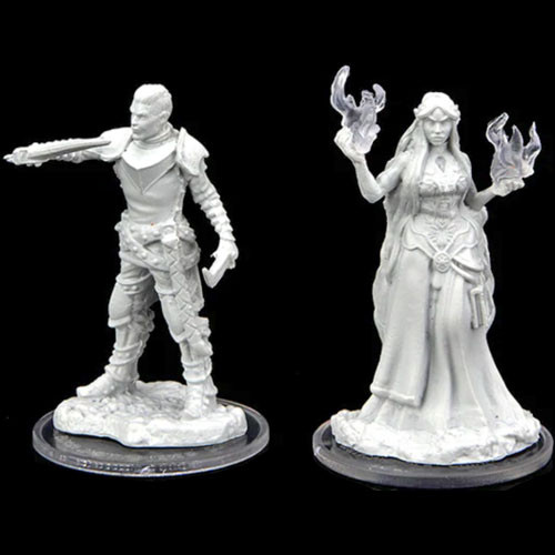 Critical Role Unpainted Minis: W2 Turst Swordsman & Lyrengorn Priest