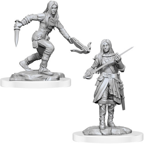 Dungeons & Dragons Nolzur`s Unpainted Minis Tiefling Female Rogue 