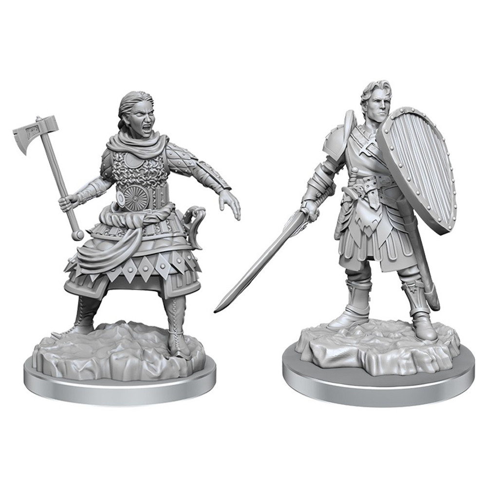 D&D Nolzur's Marvelous Miniatures - Male Human Fighter – WizKids