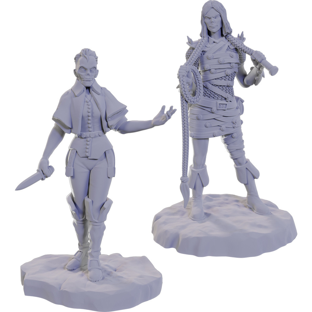 Pathfinder Deep Cuts Unpainted Minis W22 Urdefhan Lasher & Death Scout